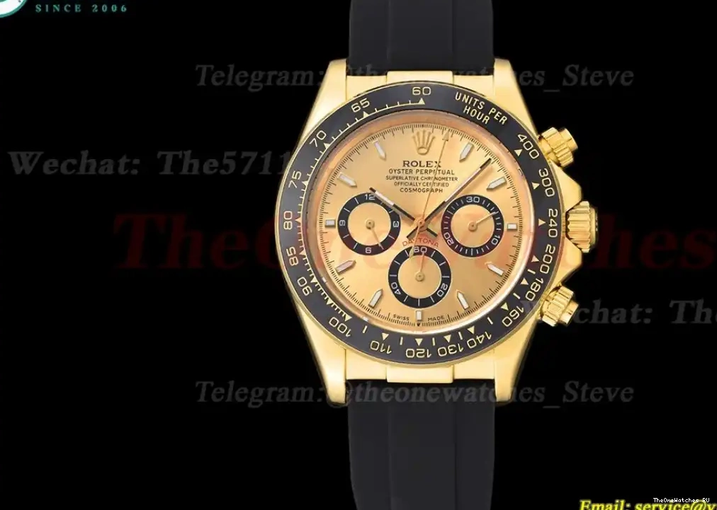 Gold Dia GDF RU Daytona YG 40mm A3836 0514